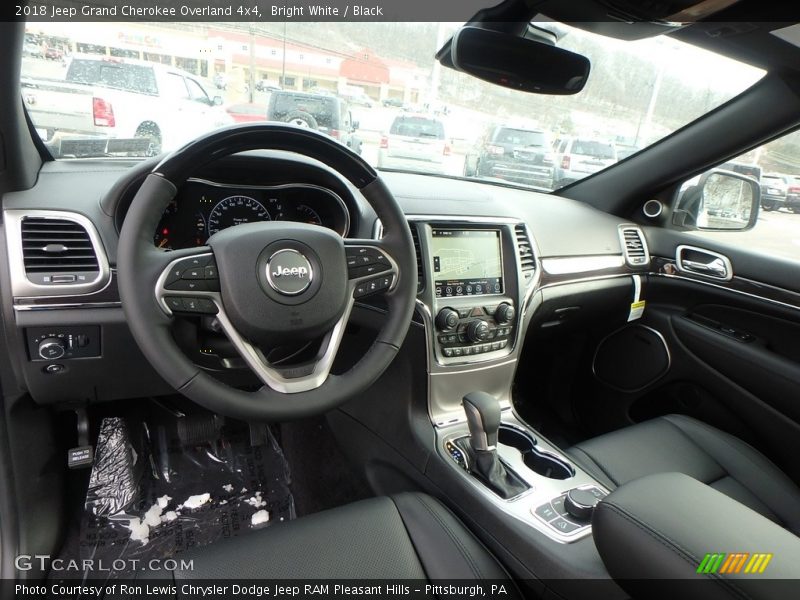 Bright White / Black 2018 Jeep Grand Cherokee Overland 4x4