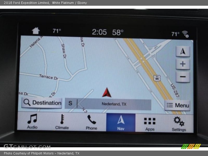 White Platinum / Ebony 2018 Ford Expedition Limited