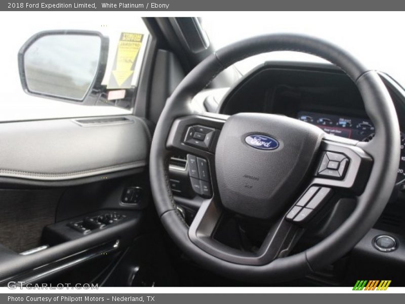 White Platinum / Ebony 2018 Ford Expedition Limited