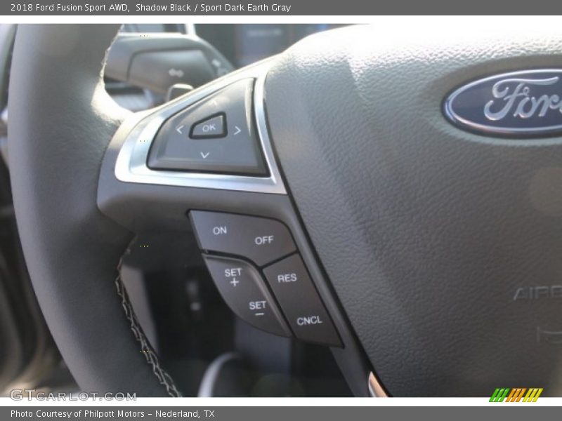 Shadow Black / Sport Dark Earth Gray 2018 Ford Fusion Sport AWD