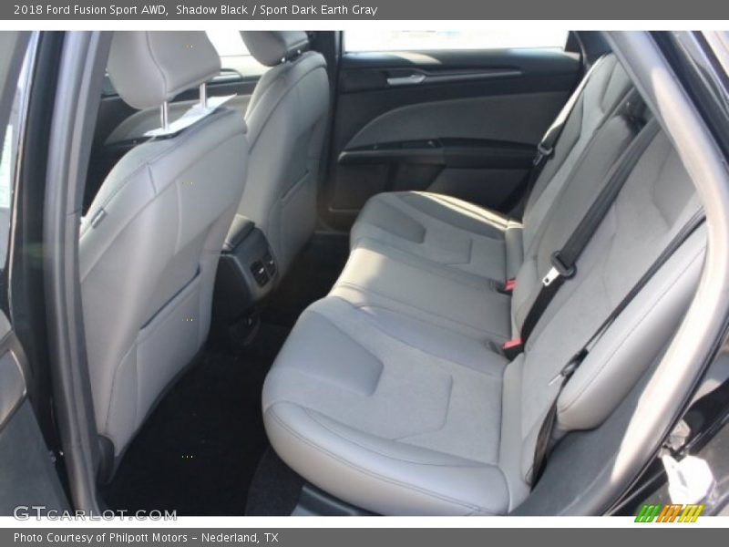 Shadow Black / Sport Dark Earth Gray 2018 Ford Fusion Sport AWD