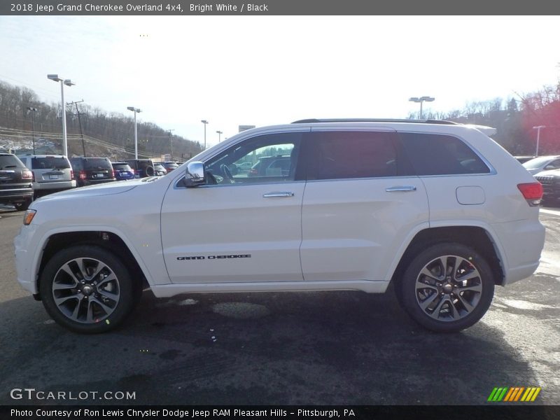 Bright White / Black 2018 Jeep Grand Cherokee Overland 4x4