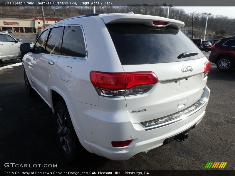 Bright White / Black 2018 Jeep Grand Cherokee Overland 4x4