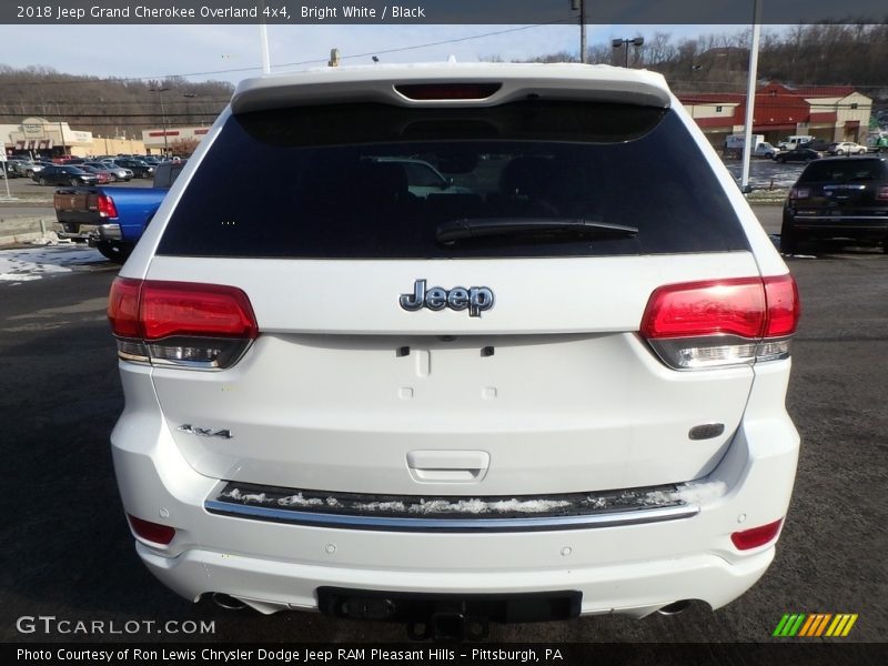 Bright White / Black 2018 Jeep Grand Cherokee Overland 4x4