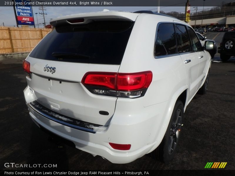 Bright White / Black 2018 Jeep Grand Cherokee Overland 4x4