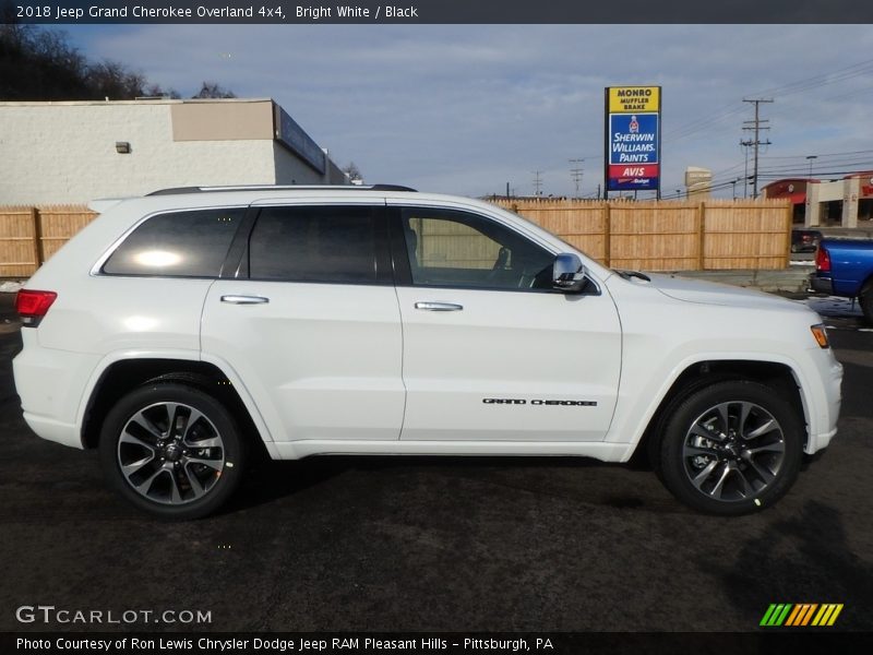 Bright White / Black 2018 Jeep Grand Cherokee Overland 4x4