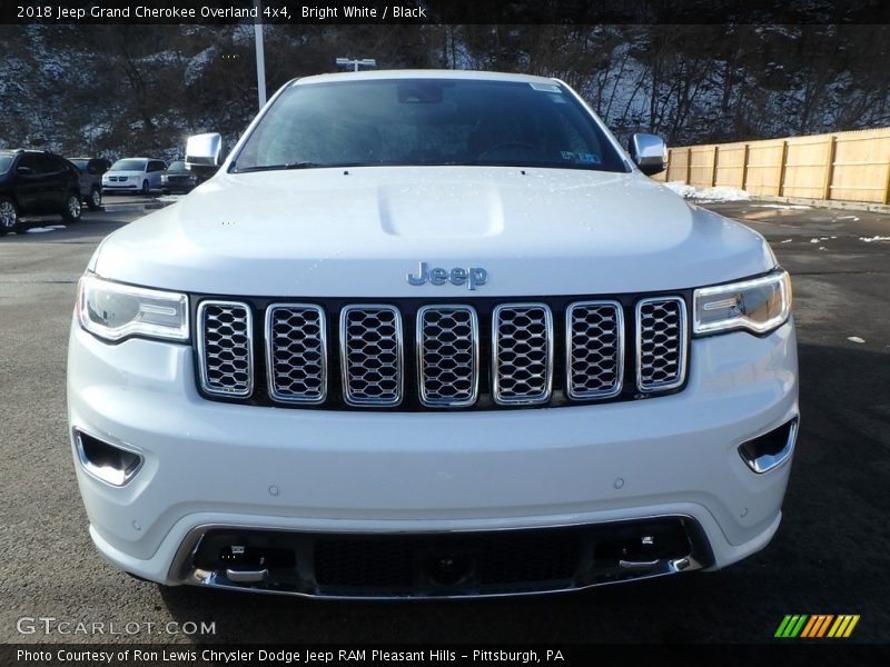 Bright White / Black 2018 Jeep Grand Cherokee Overland 4x4