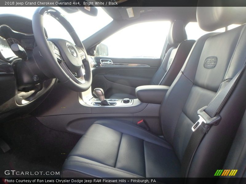 Bright White / Black 2018 Jeep Grand Cherokee Overland 4x4