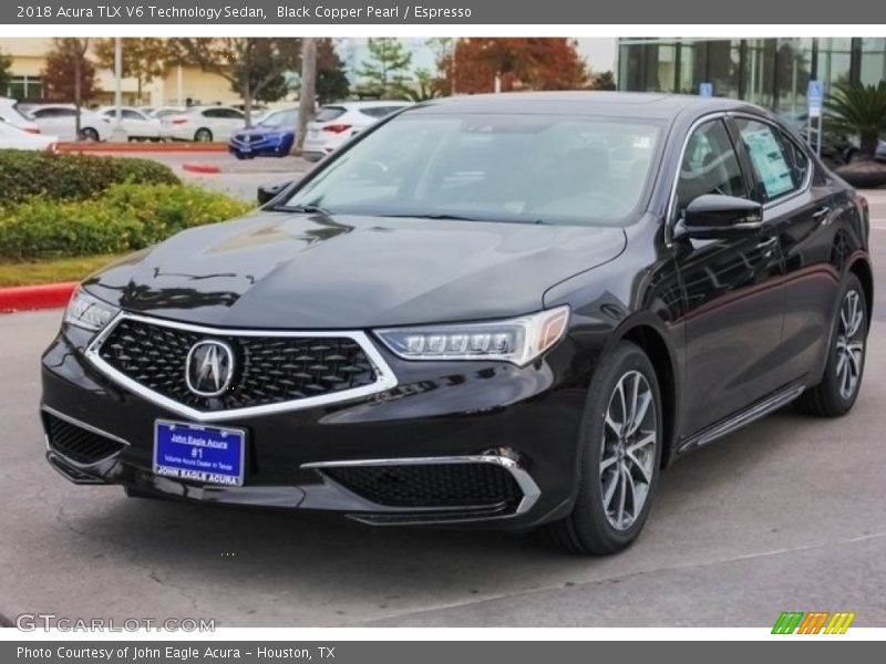 Black Copper Pearl / Espresso 2018 Acura TLX V6 Technology Sedan