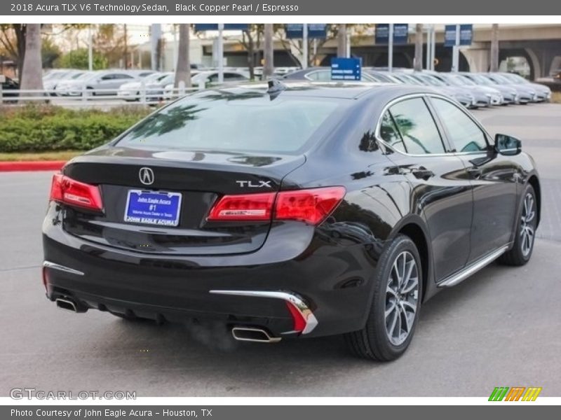 Black Copper Pearl / Espresso 2018 Acura TLX V6 Technology Sedan