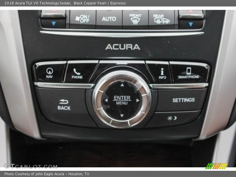 Controls of 2018 TLX V6 Technology Sedan