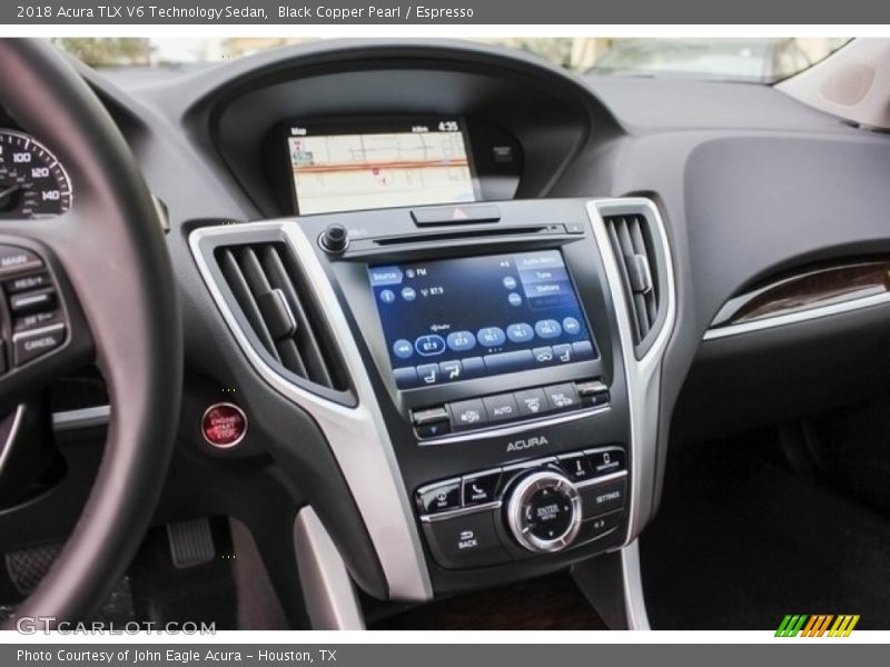 Black Copper Pearl / Espresso 2018 Acura TLX V6 Technology Sedan