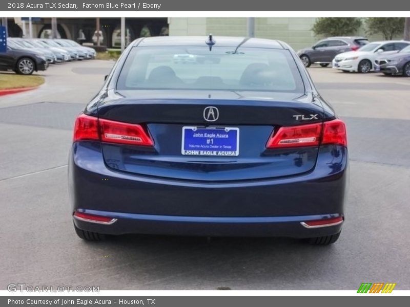 Fathom Blue Pearl / Ebony 2018 Acura TLX Sedan