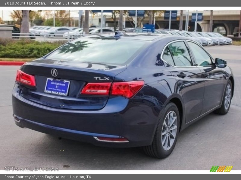 Fathom Blue Pearl / Ebony 2018 Acura TLX Sedan