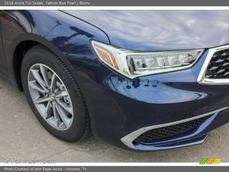 Fathom Blue Pearl / Ebony 2018 Acura TLX Sedan