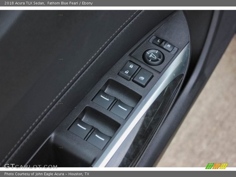 Fathom Blue Pearl / Ebony 2018 Acura TLX Sedan