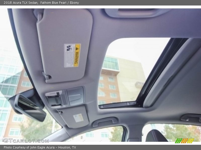 Sunroof of 2018 TLX Sedan