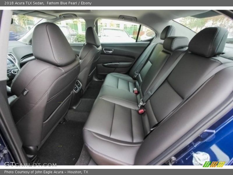 Rear Seat of 2018 TLX Sedan