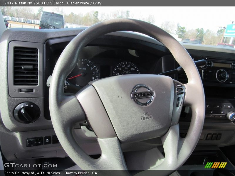 Glacier White / Gray 2017 Nissan NV 2500 HD S Cargo