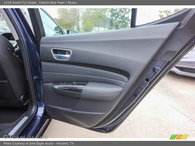 Fathom Blue Pearl / Ebony 2018 Acura TLX Sedan