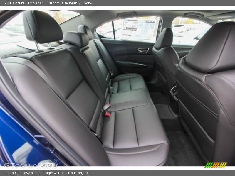 Rear Seat of 2018 TLX Sedan