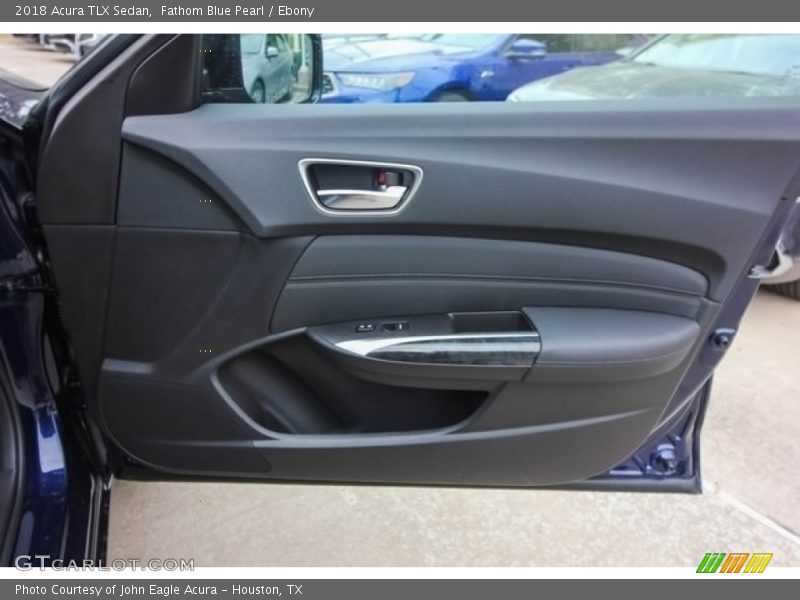 Fathom Blue Pearl / Ebony 2018 Acura TLX Sedan