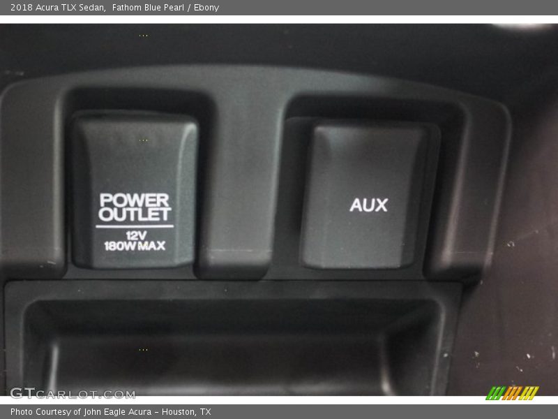 Fathom Blue Pearl / Ebony 2018 Acura TLX Sedan