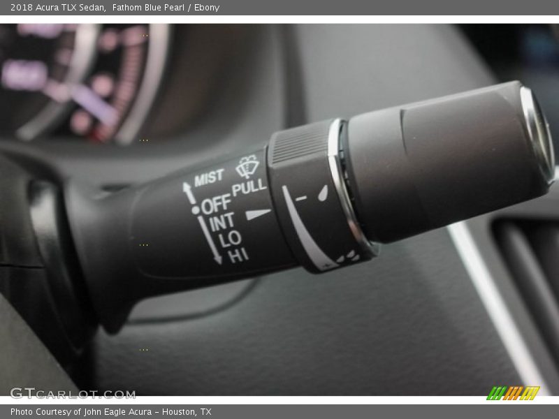 Fathom Blue Pearl / Ebony 2018 Acura TLX Sedan
