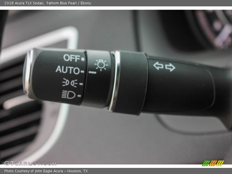 Fathom Blue Pearl / Ebony 2018 Acura TLX Sedan