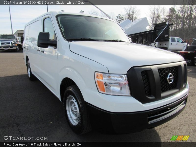 Glacier White / Gray 2017 Nissan NV 2500 HD S Cargo