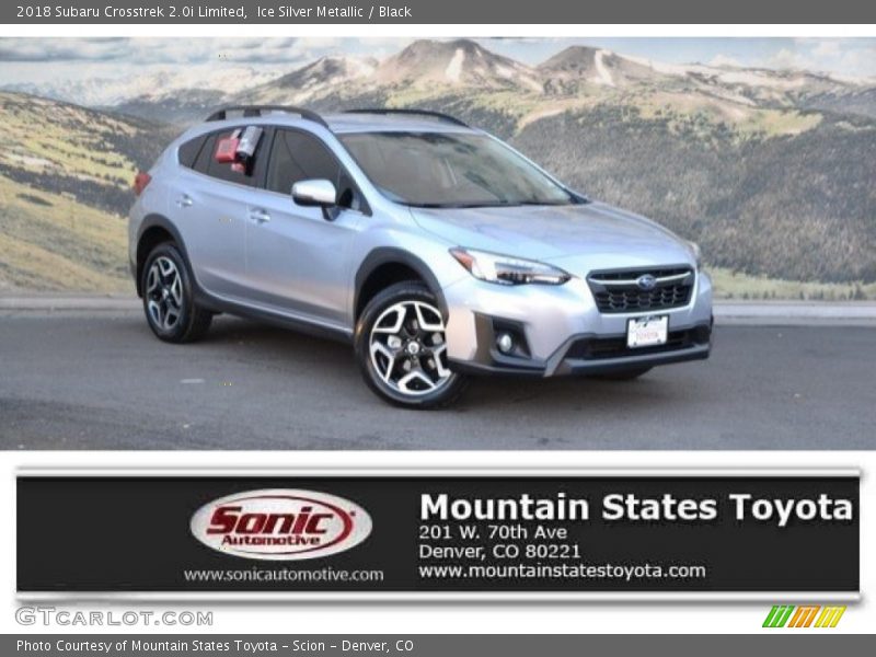 Ice Silver Metallic / Black 2018 Subaru Crosstrek 2.0i Limited