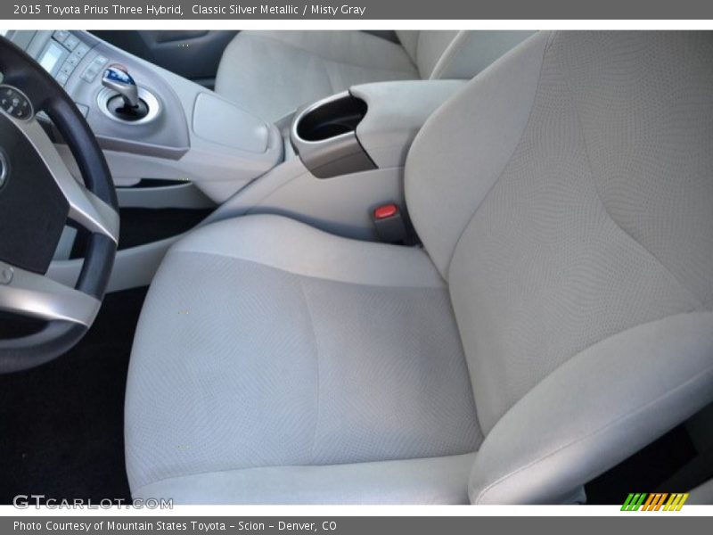 Classic Silver Metallic / Misty Gray 2015 Toyota Prius Three Hybrid