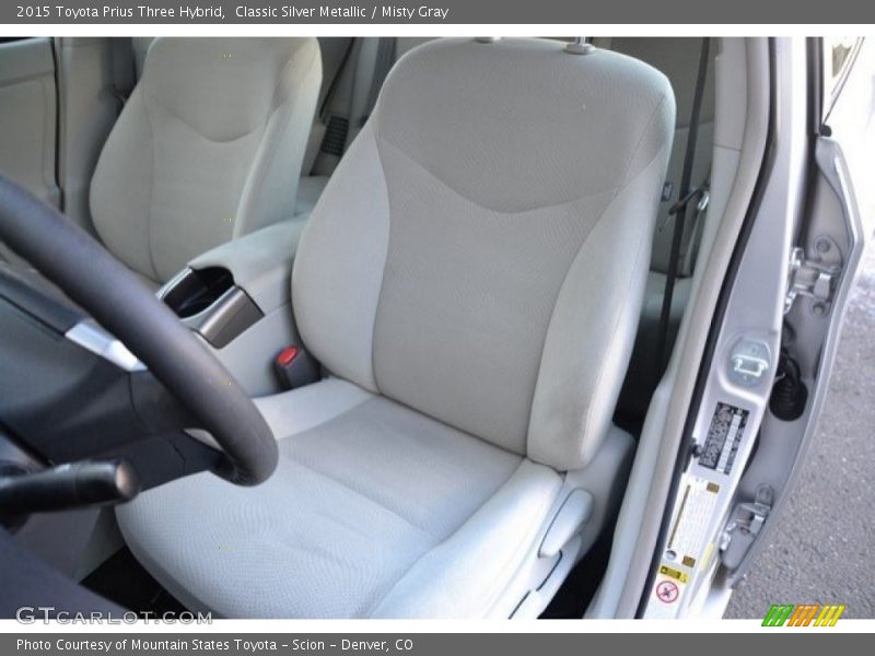 Classic Silver Metallic / Misty Gray 2015 Toyota Prius Three Hybrid
