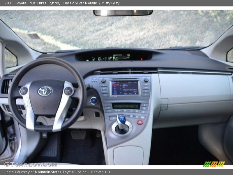 Classic Silver Metallic / Misty Gray 2015 Toyota Prius Three Hybrid