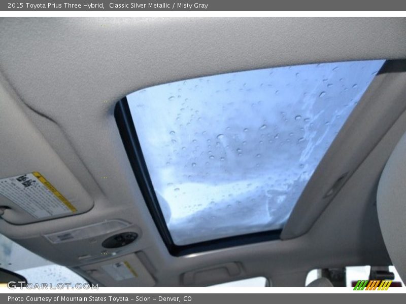 Classic Silver Metallic / Misty Gray 2015 Toyota Prius Three Hybrid