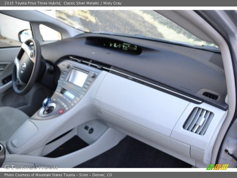 Classic Silver Metallic / Misty Gray 2015 Toyota Prius Three Hybrid