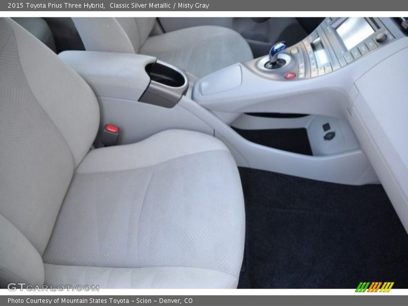 Classic Silver Metallic / Misty Gray 2015 Toyota Prius Three Hybrid