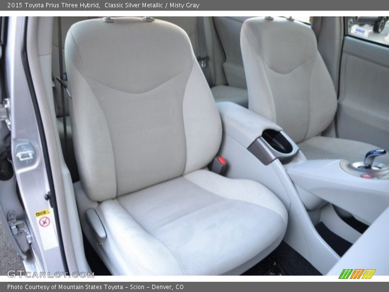 Classic Silver Metallic / Misty Gray 2015 Toyota Prius Three Hybrid