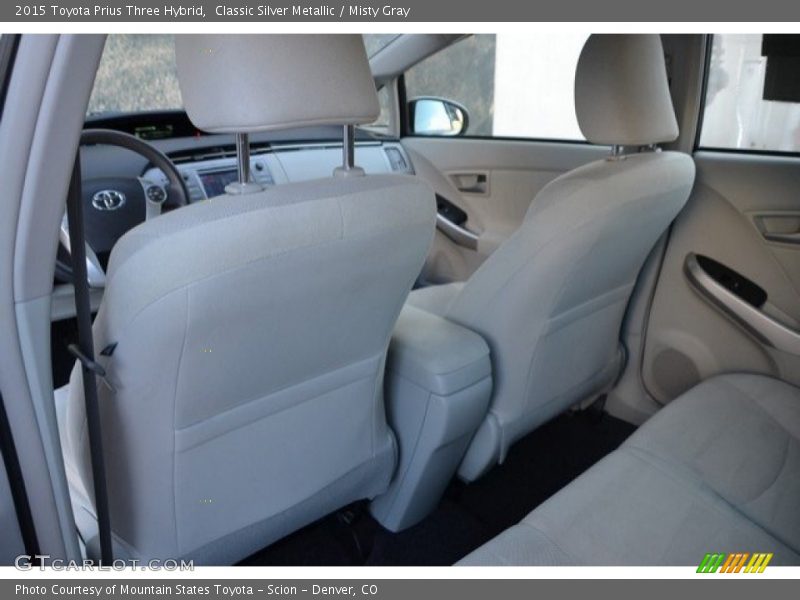 Classic Silver Metallic / Misty Gray 2015 Toyota Prius Three Hybrid