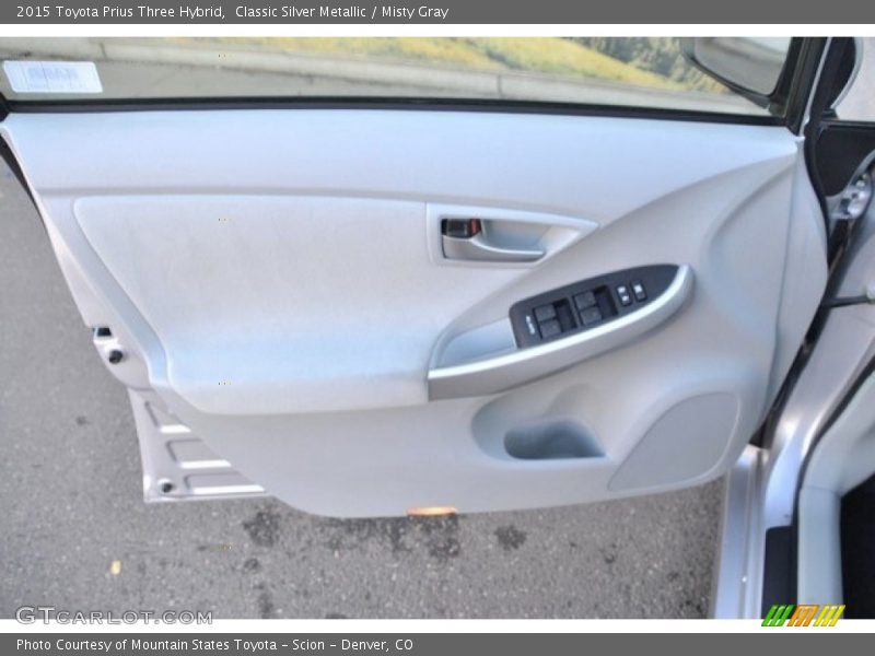 Classic Silver Metallic / Misty Gray 2015 Toyota Prius Three Hybrid