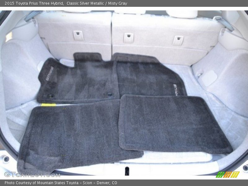 Classic Silver Metallic / Misty Gray 2015 Toyota Prius Three Hybrid