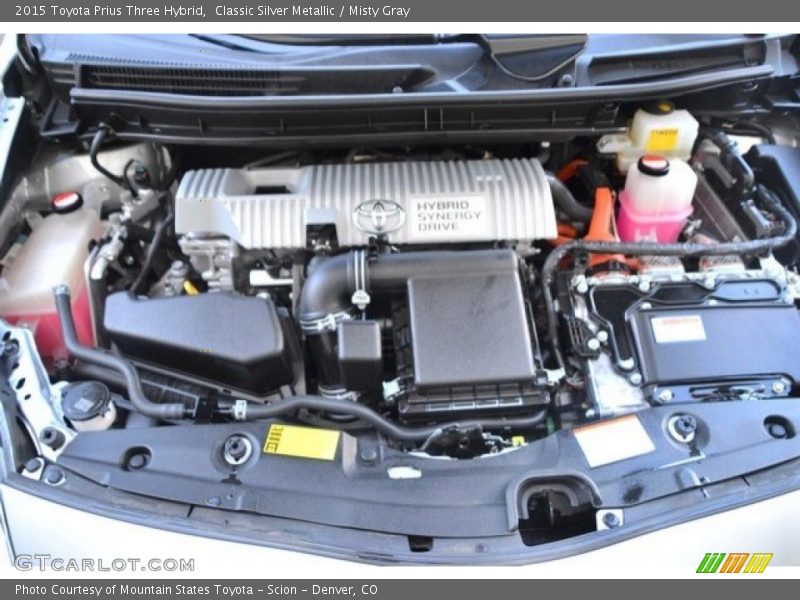 Classic Silver Metallic / Misty Gray 2015 Toyota Prius Three Hybrid