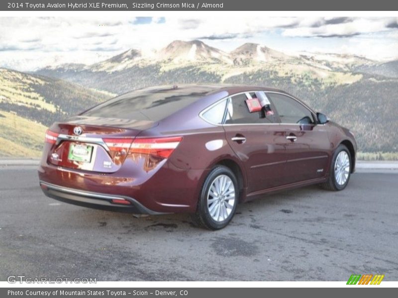 Sizzling Crimson Mica / Almond 2014 Toyota Avalon Hybrid XLE Premium