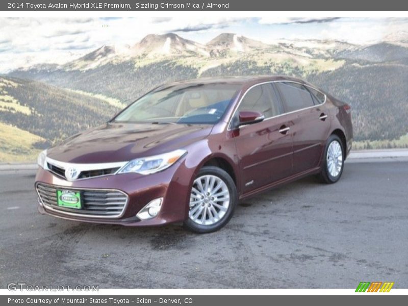 Sizzling Crimson Mica / Almond 2014 Toyota Avalon Hybrid XLE Premium