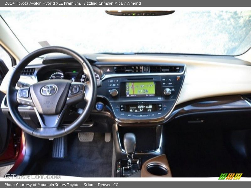 Sizzling Crimson Mica / Almond 2014 Toyota Avalon Hybrid XLE Premium