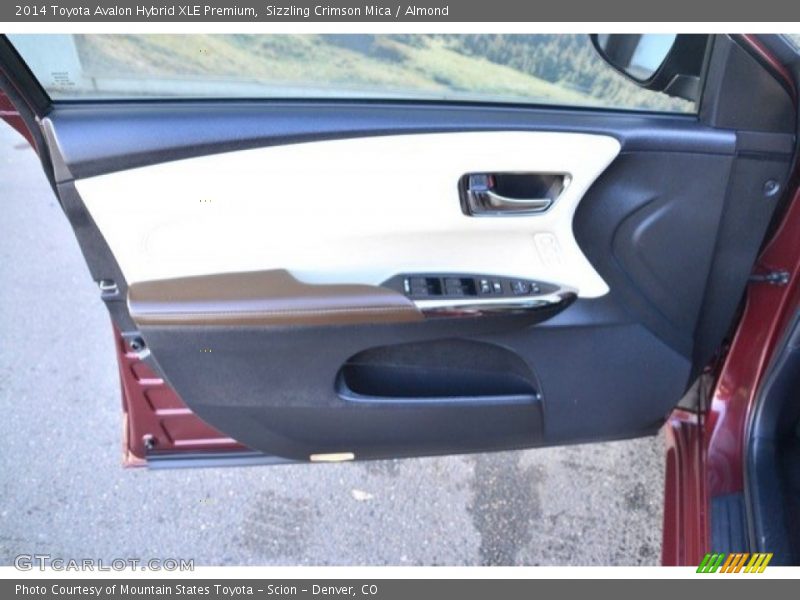 Sizzling Crimson Mica / Almond 2014 Toyota Avalon Hybrid XLE Premium