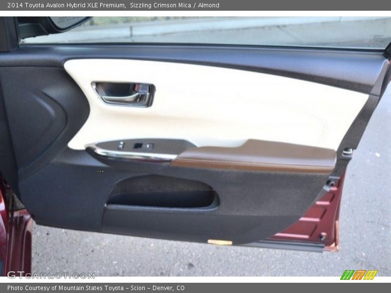 Sizzling Crimson Mica / Almond 2014 Toyota Avalon Hybrid XLE Premium
