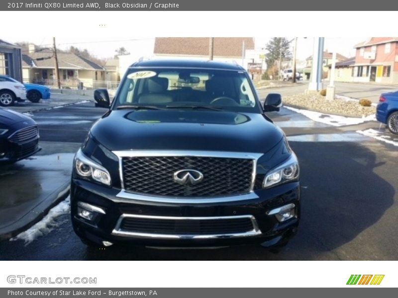 Black Obsidian / Graphite 2017 Infiniti QX80 Limited AWD