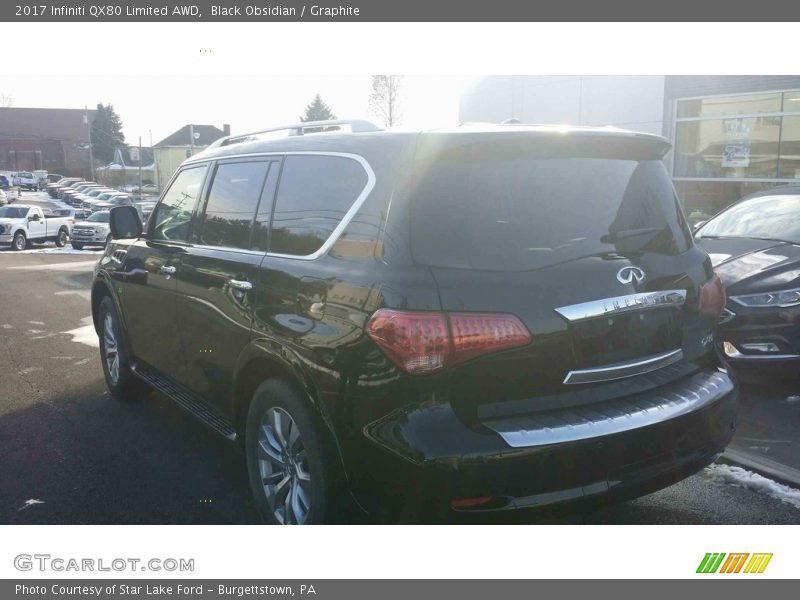 Black Obsidian / Graphite 2017 Infiniti QX80 Limited AWD