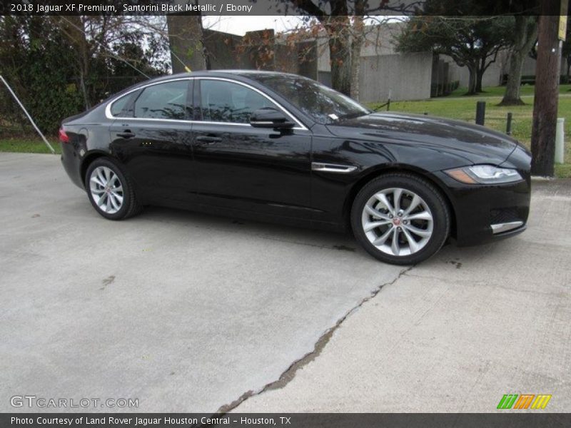 Santorini Black Metallic / Ebony 2018 Jaguar XF Premium